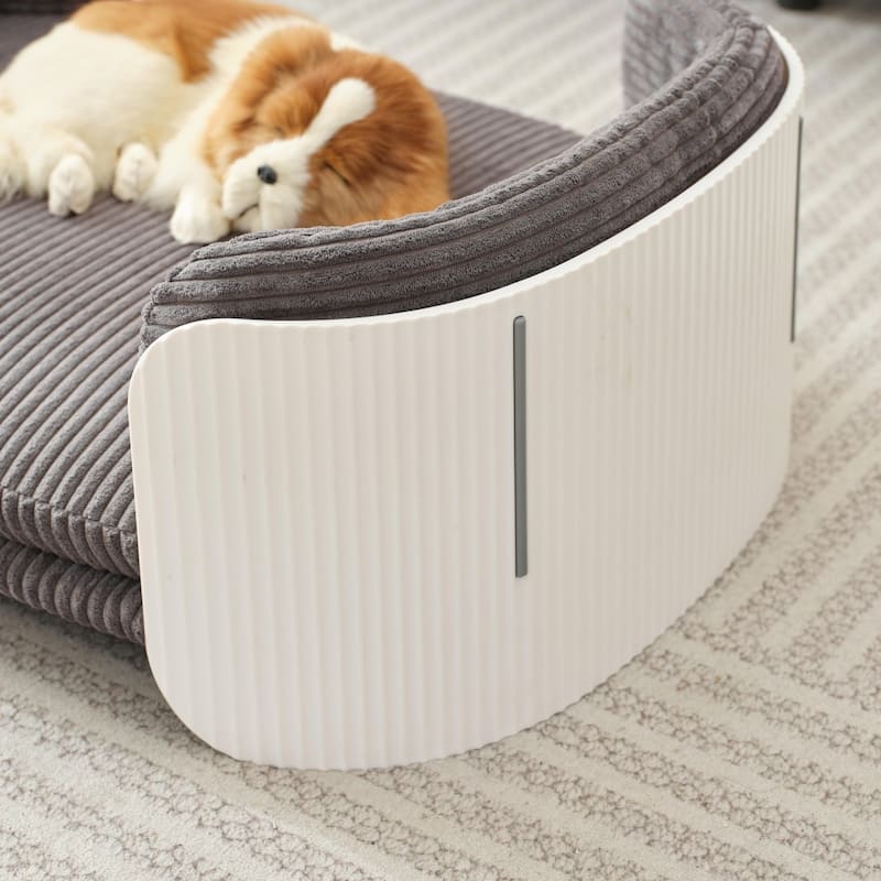 Dog Couch Bed Puppy Sofa Bed with Removable Mattress Cover - 31" W