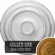 preview thumbnail 88 of 122, 24 3/8"OD x 1 1/2"P Traditional Ceiling Medallion Golden Oak