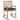 vidaXL Rocking Chair with Anthracite Cushion Solid Teak Wood - 22.8" x 36.4" x 41.7"