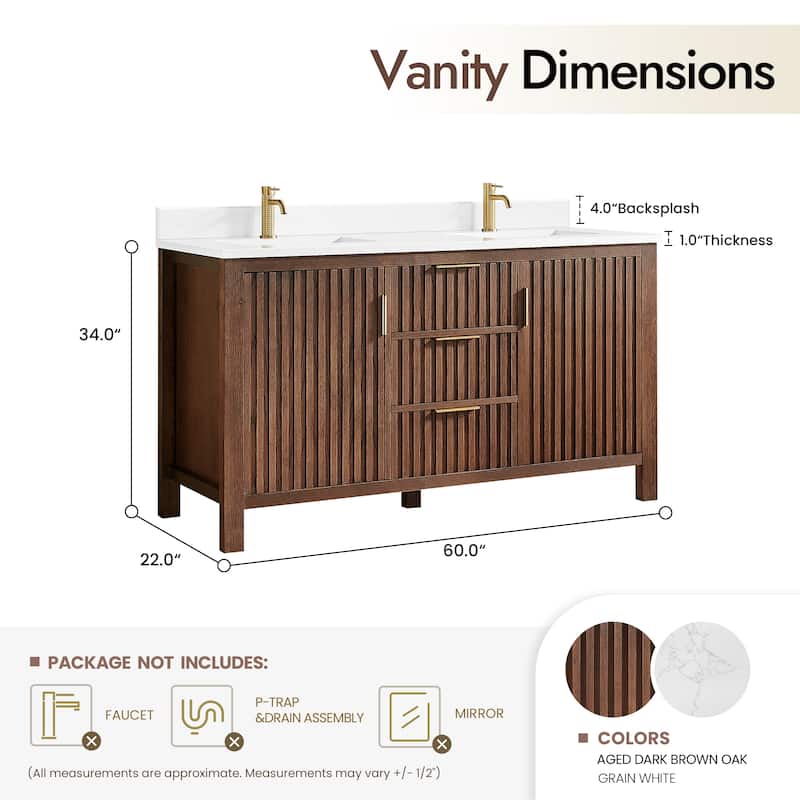 Shenzhen Bath Vanity with Composite Stone Top without Mirror