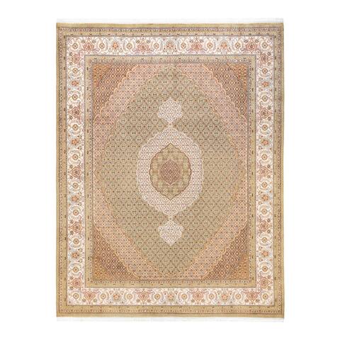 Overton Mogul One-of-a-Kind Hand-Knotted Area Rug - Green, 8' 2" x 10' 3" - 8' 2" x 10' 3"