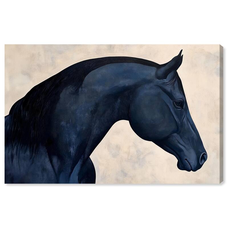 Blue Horse II Canvas by Art Remedy, Gallery Wrapped - 30" x 20"