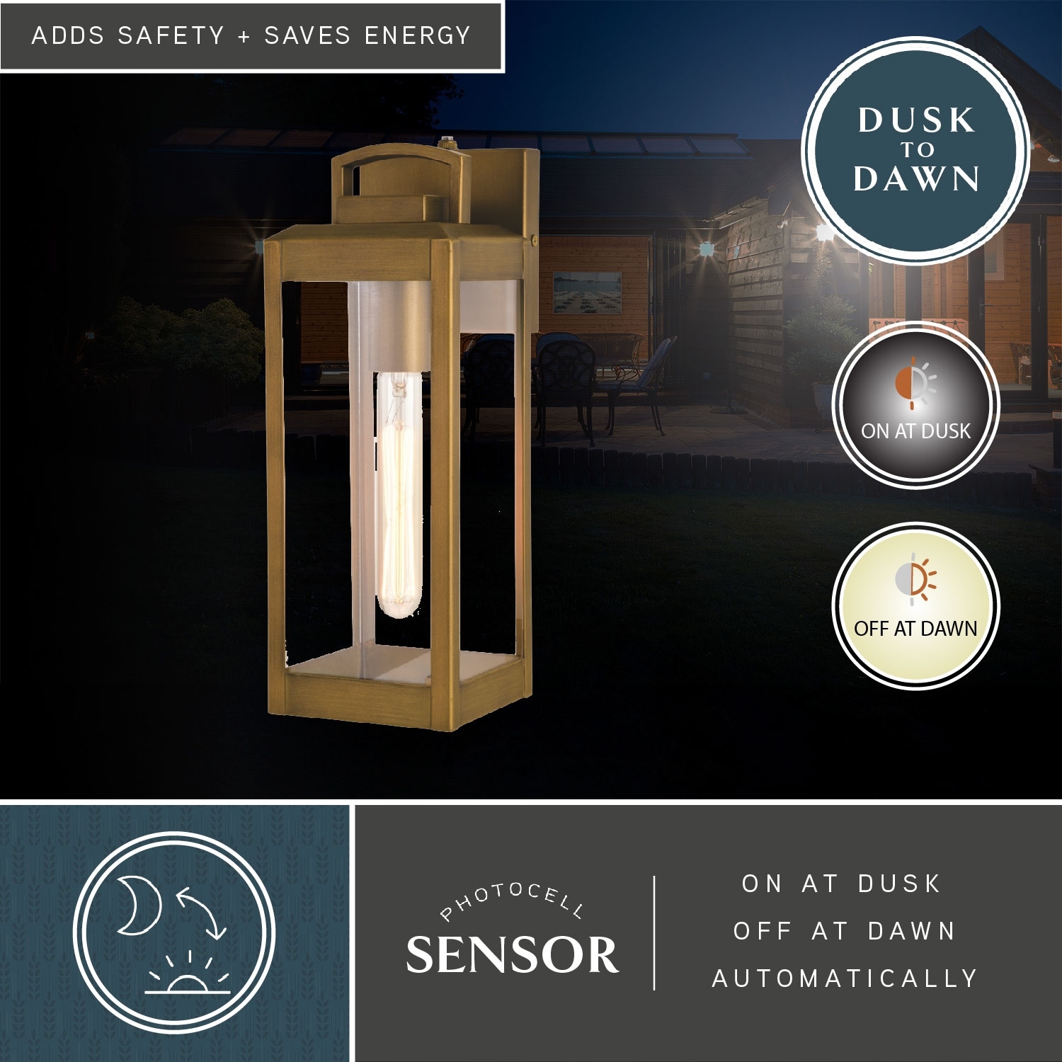 Brass dusk to dawn outdoor lights top