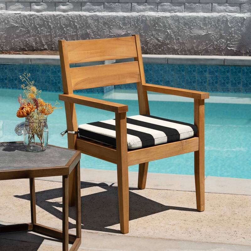 Outdoor Universal Seat Cushion (2-Pack) - 18" wide x 17.5" deep x 2.5" thick
