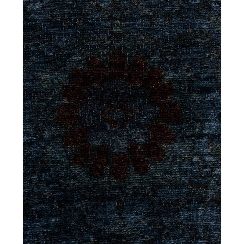 Overdyed One-of-a-Kind Hand-Knotted Area Rug - Char - 3' 0" x 5' 2"