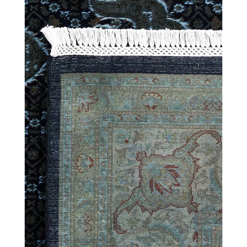 Fine Vibrance One-of-a-Kind Hand-Knotted Area Rug - Brown, 6' 6" x 10' 0" - 6' 6" x 10' 0"