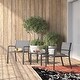 preview thumbnail 28 of 53, Corvus Yorkdale Outdoor Modern 3-piece Chat Set