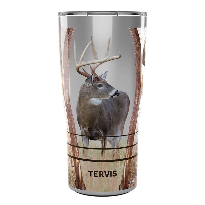 Tervis Traveler Deer Trio Triple Walled Insulated Travel Tumbler, Stainless Steel - 20oz