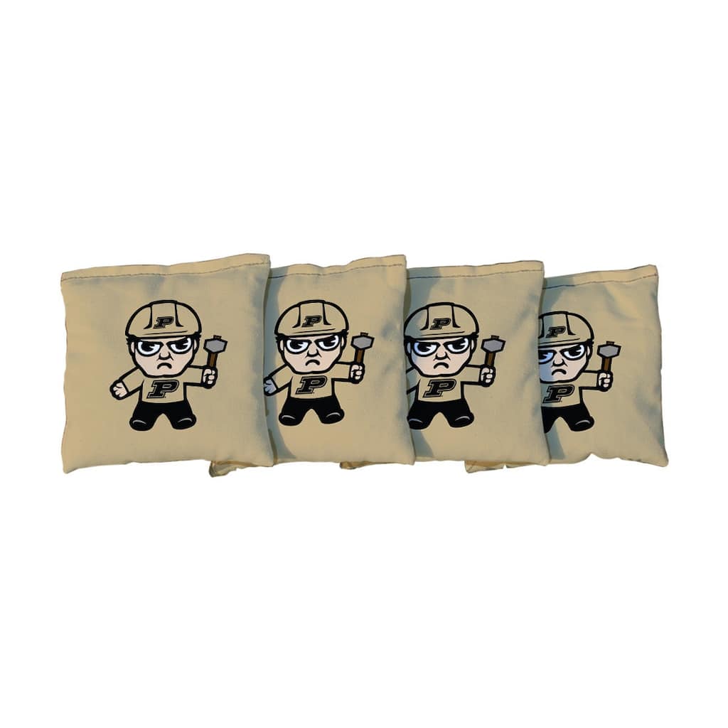 Purdue University Boilermakers Tokyodachi Gold Cornhole Bags