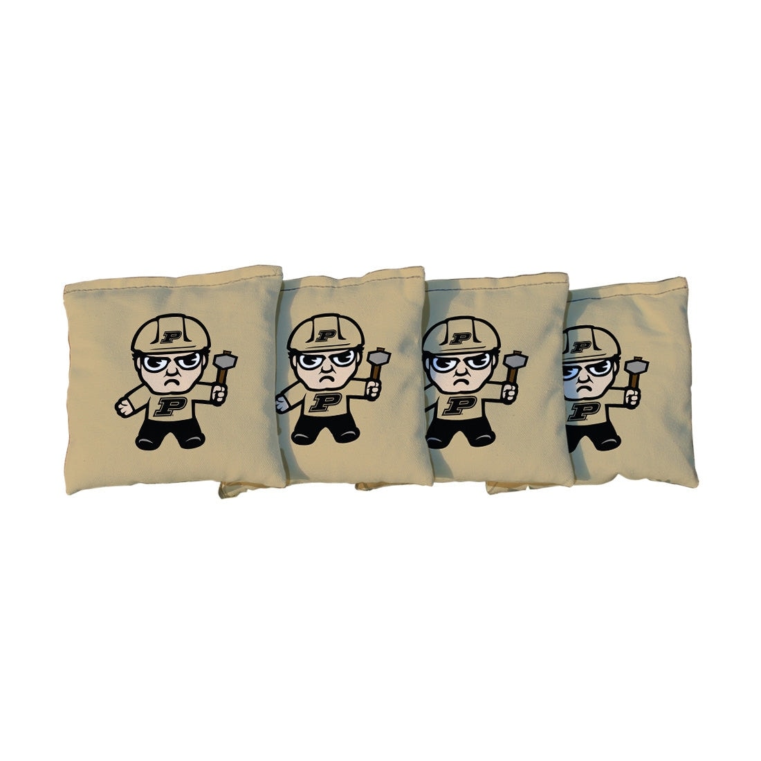 Purdue University Boilermakers Tokyodachi Gold Cornhole Bags