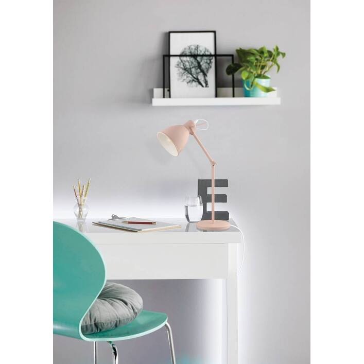 Eglo Priddy Pastel 1-light Pastel Apricot Desk Lamp - Pastel Apricot