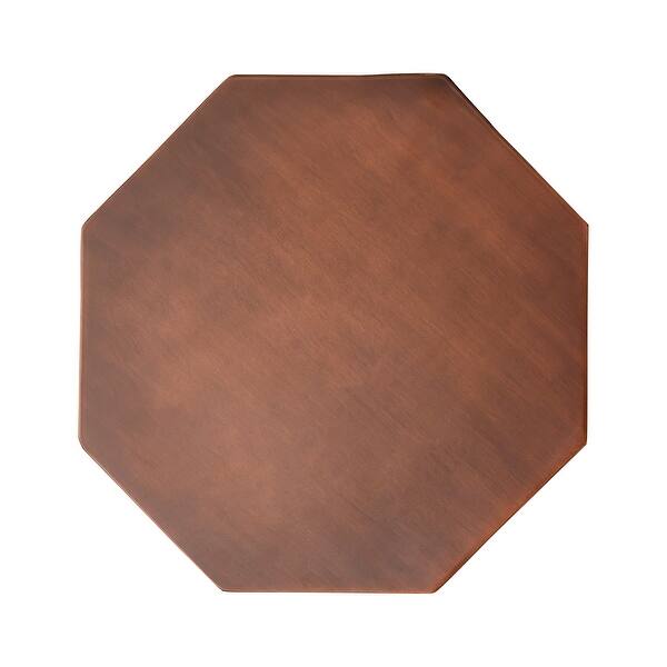 Shop Pasargad Home Dora Octagon Shape Iron Side Table Overstock