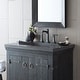 preview thumbnail 32 of 65, Palomar 30-inch NativeStone Bathroom Sink Slate - Three Faucet Holes