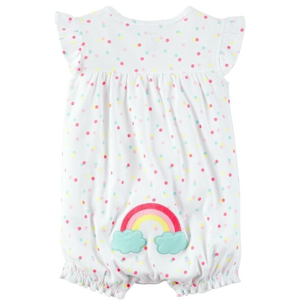 girls rainbow romper