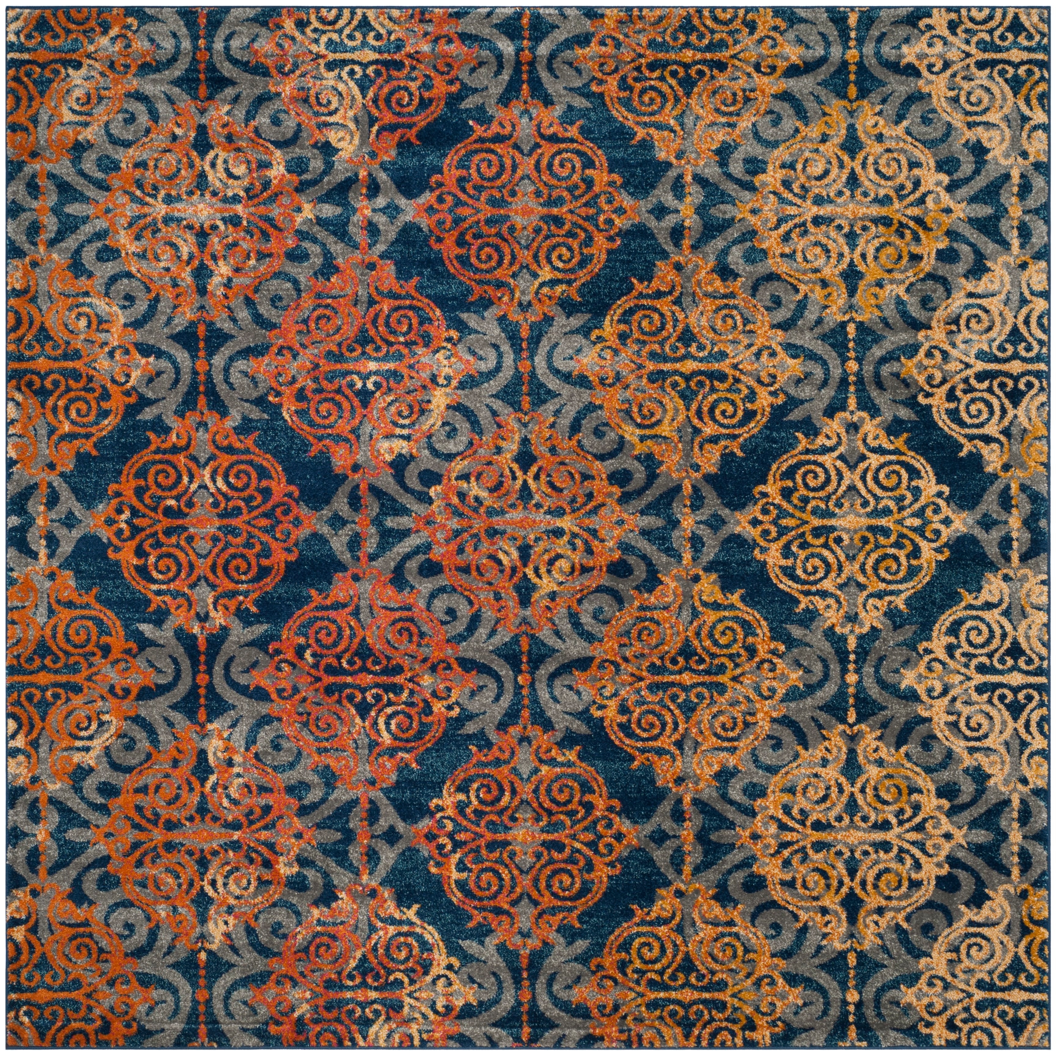 SAFAVIEH Evoke Aurora Vintage Boho Medallion Rug