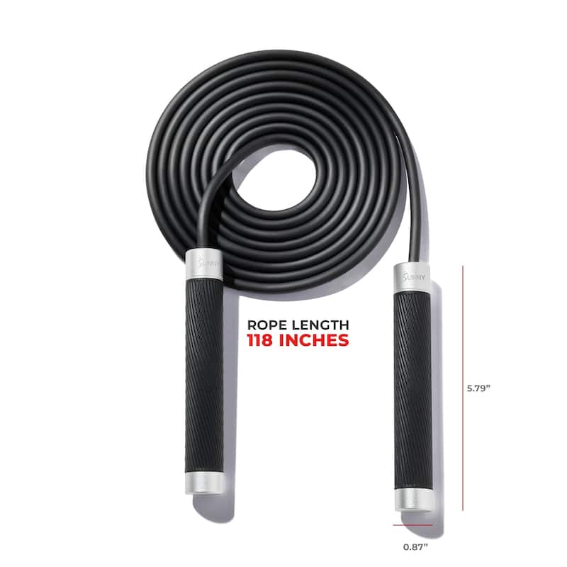Sunny Health & Fitness Weighted Jump Rope - SF-JR03-BK
