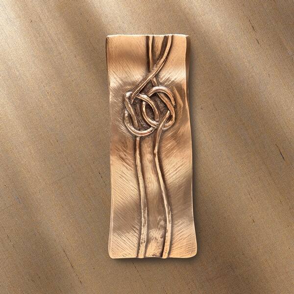Shop For An Eternity Wall Plaque Bronze 2 Intertwined Celtic