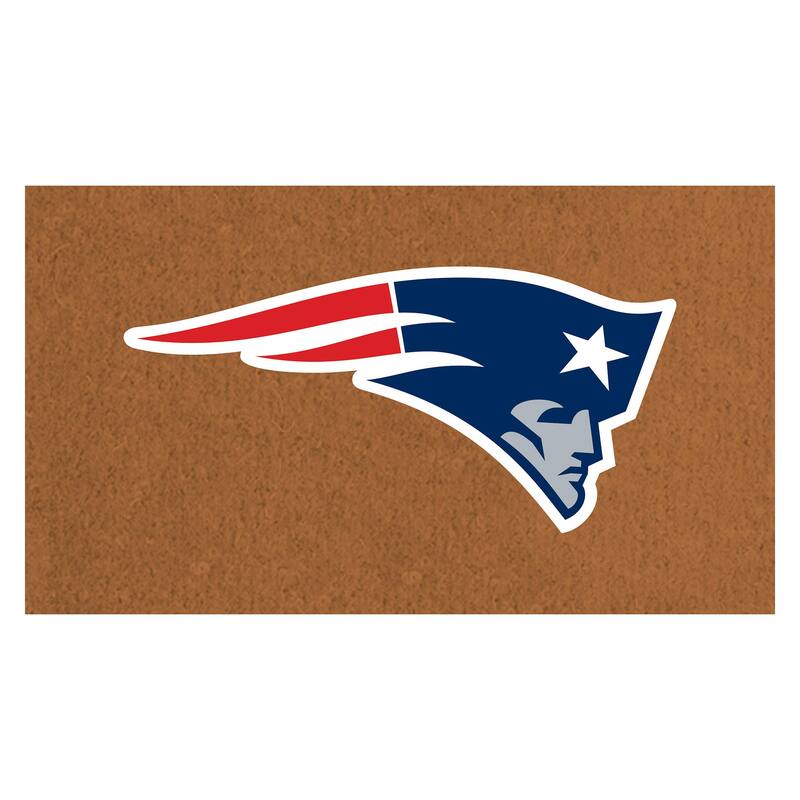 New England Patriots Full Color Indoor/Outdoor Coir Mat - 28" x 16"