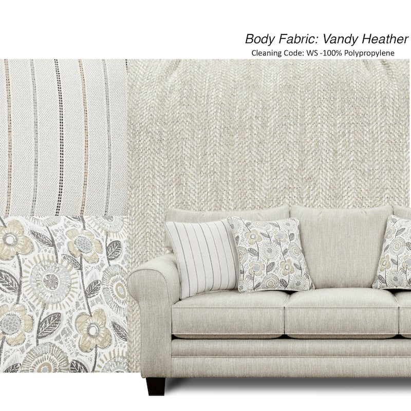 Vandy Heather Stationary Loveseat