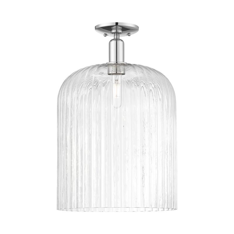 Innovations Lighting Downtown Urban - Bridal Veil - 1 Light 12" Semi-Flush Mount Light