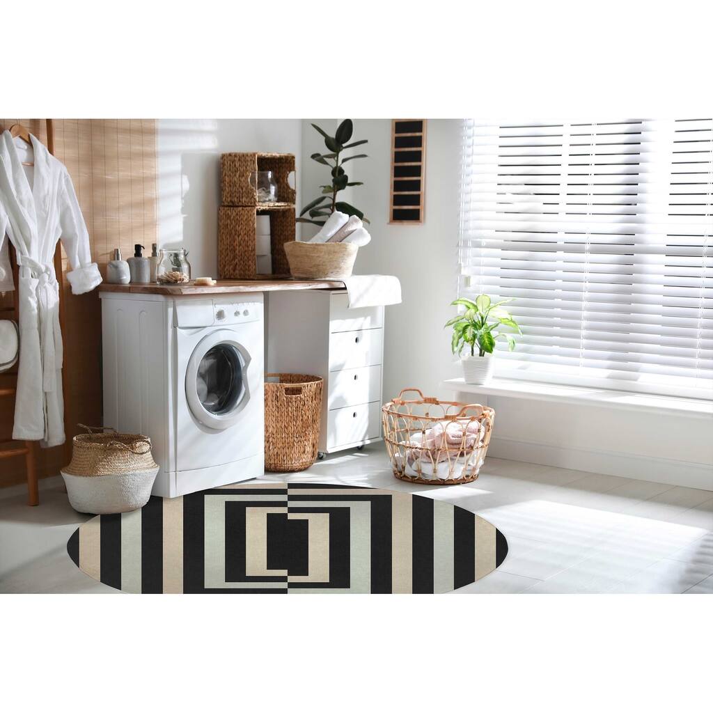 OPTI CHARCOAL Laundry Mat By Kavka Designs