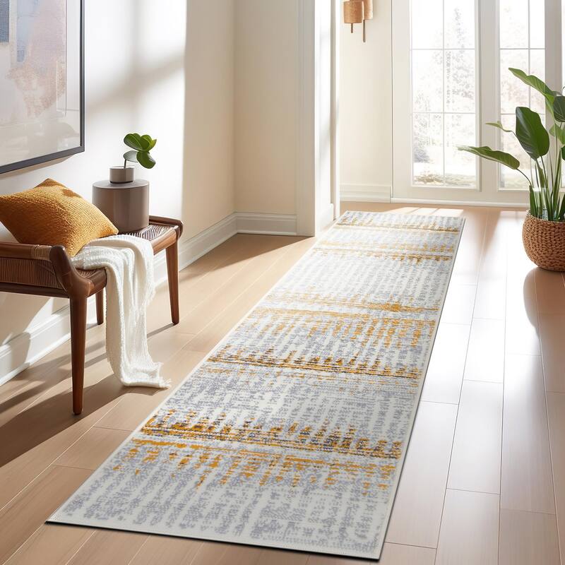 World Rug Gallery Contemporary Bohemian Area rug