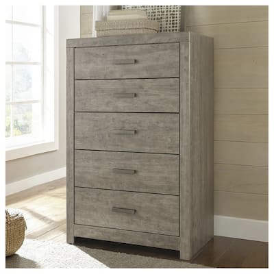 Signature Design by Ashley Balnain Grey 5-drawer Chest