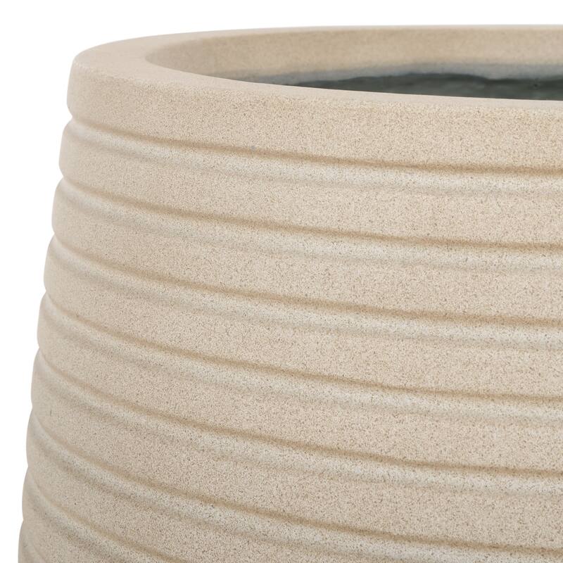SAFAVIEH Outdoor Living Jasper Planter Pot [SET of 2] - 16Wx16Dx14