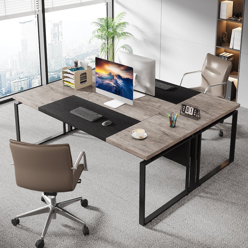 63 Inch Computer Desk Home Office Desk for Workstation (Only Table)