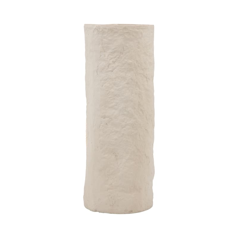 Sagebrook Home Ivory Omix Crafted Vase W Handle