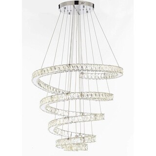 spiral 5 light ceiling fitting