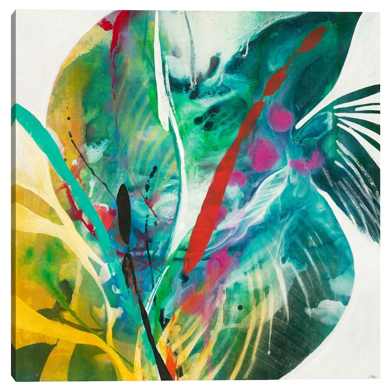 Palm Leaves by K. Nari Canvas Art Print