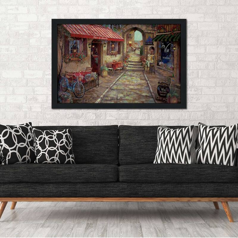 "Bar du Marche" by Ruane Manning Print on Acrylic