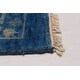 preview thumbnail 5 of 7, ECARPETGALLERY Hand-knotted Mamluk Blue Wool Rug - 12' x 14' 10"