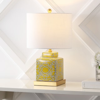 Stockholm 22" Ceramic/Metal Ginger Jar LED Table Lamp, by JONATHAN  Y