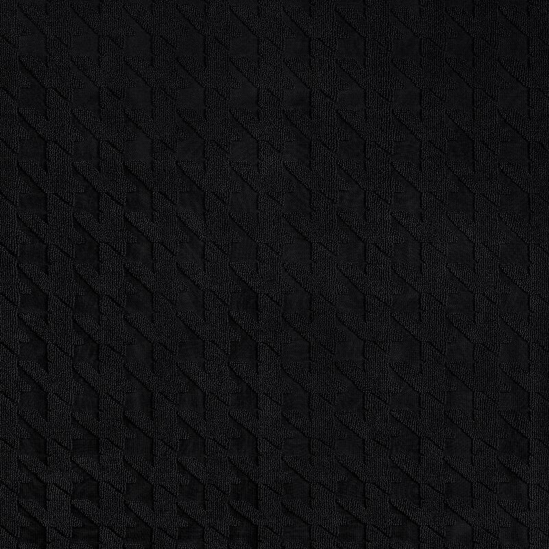 No. 918 Sparta 2-pack Houndstooth Textured Stretch Fit Elastic Dining Chair Cover Pair - 28" x 39"