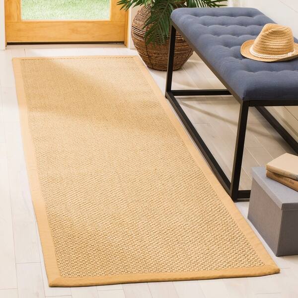 Shop Safavieh Natural Fiber Jenney Border Sisal Rug On Sale Overstock 7573373