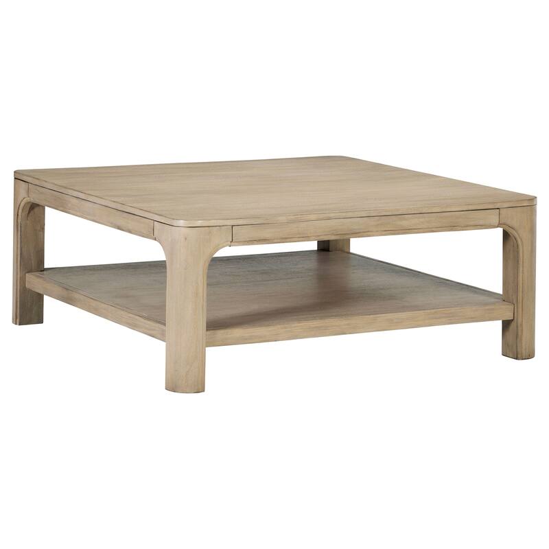 Solano Square Coffee Table Set Weathered Mango