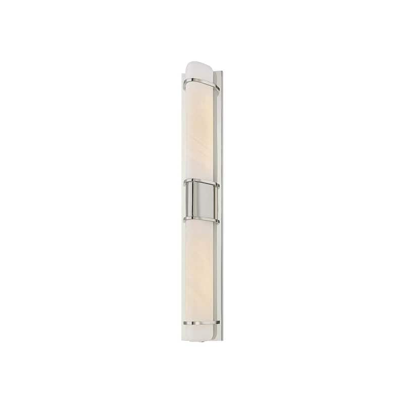 Hudson Valley Lighting 1127 Tottenville 2 Light 27" Tall Wall Sconce - Polished Nickel