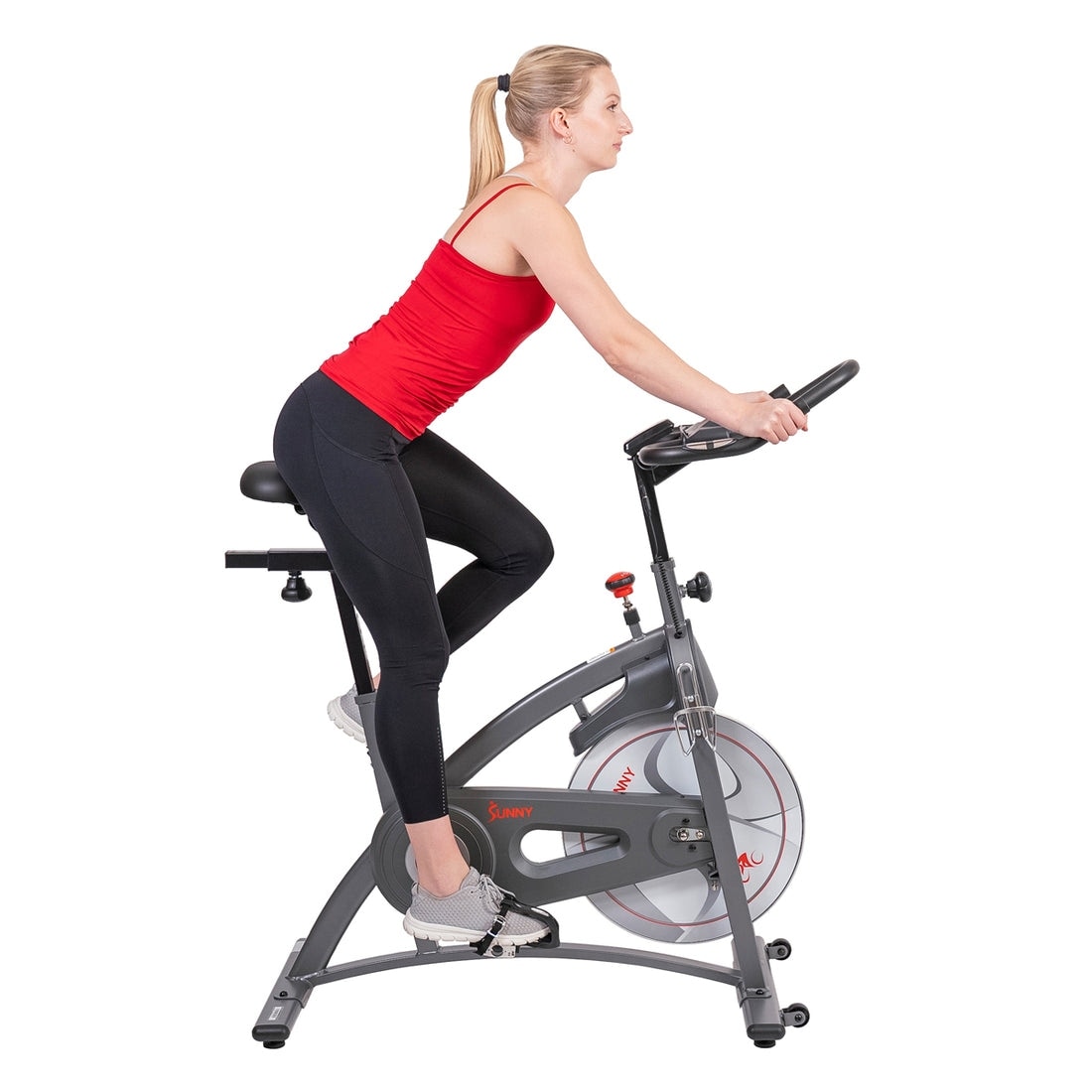 Sunny Health Fitness Endurance Belt Drive Magnetic Indoor Exercise Cycle Bike Sf B1877