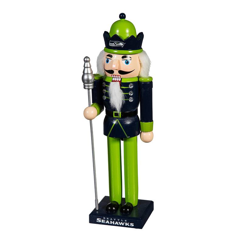 Nutcracker Statue, Seattle Seahawks - 4.92''W x 4.53''H x 13.78