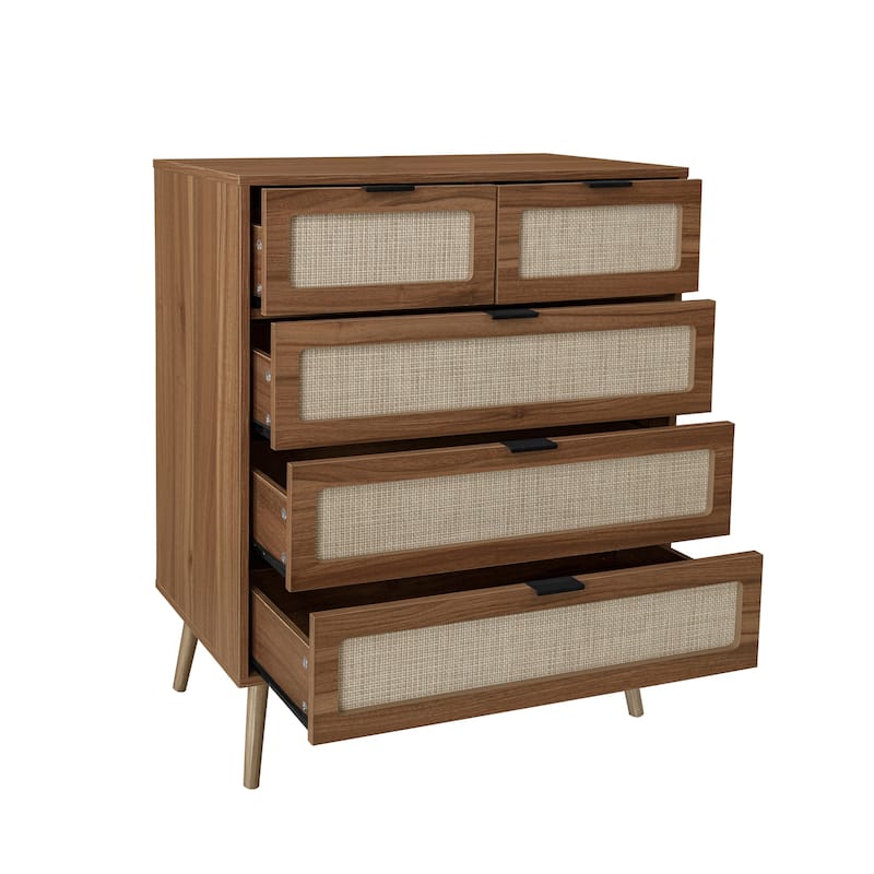 Modern 5-Drawer Accent Storage Cabinet