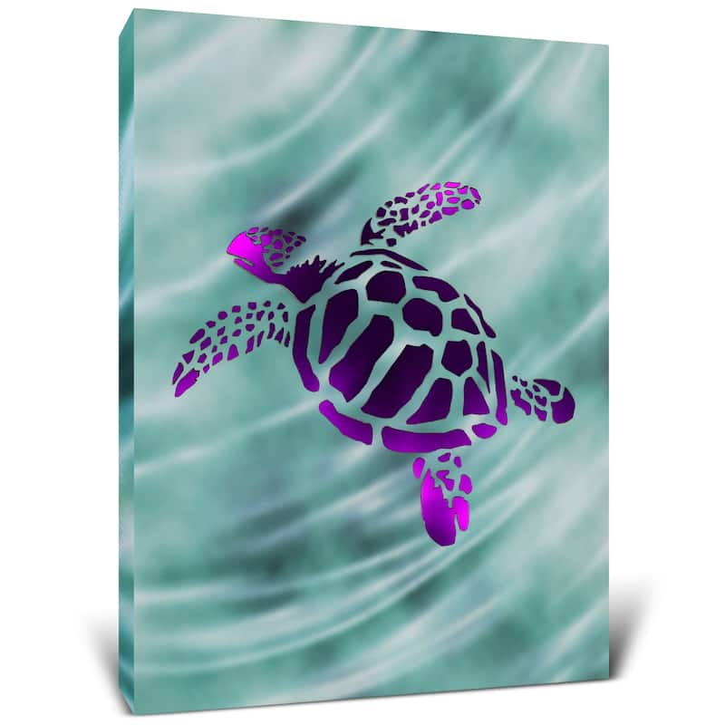 CoTa Global Sea Turtle Light Up LED Wall Art - Changing Color LED - 15.75Lx11.9Wx1H inches
