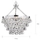 preview thumbnail 6 of 4, Indoor 5-light Luxury Crystal Chandelier