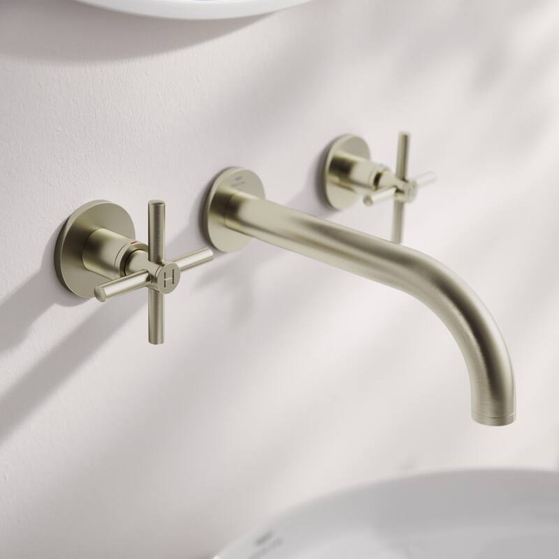 Grohe 20 663 Atrio New 1.2 GPM Wall Mounted Widespread Bathroom Faucet - Starlight Chrome
