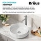 preview thumbnail 19 of 69, KRAUS Pop-Up Drain for Vessel Bathroom sink