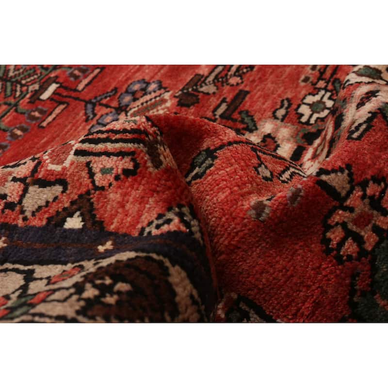 ECARPETGALLERY Hand-knotted Andelz Red Wool Rug - 3'6 x 9'3