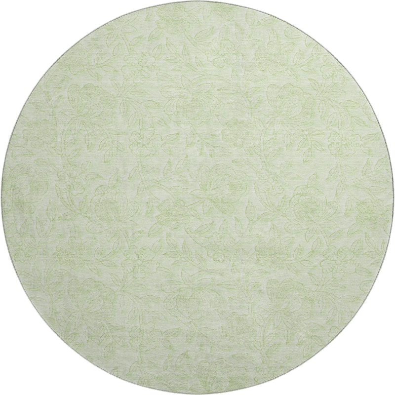 Premium Washable Super Soft Muted Floral Mayfield Rug