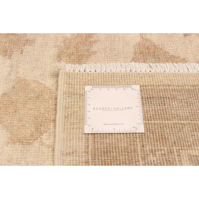 ECARPETGALLERY Hand-knotted Chobi Finest Cream Wool Rug - 7'10 x 10'1