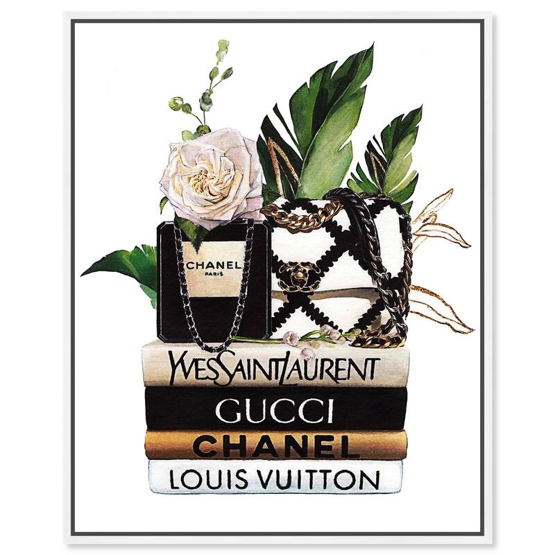 Luxury Stack Details Canvas by Art Remedy - White - 24" x 30"